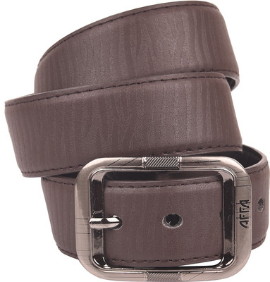 

AFFA Men Casual Brown Artificial Leather Belt