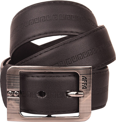 

AFFA Men Casual Black Artificial Leather Belt