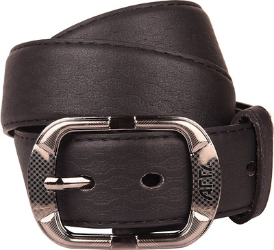 

AFFA Men Casual Black Artificial Leather Belt