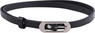 

Go India Store Women Black Genuine Leather Belt