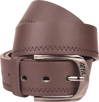 

AFFA Men Casual Brown Artificial Leather Belt