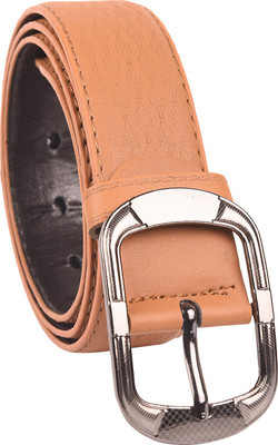 AFFA Men Casual Tan Artificial Leather Belt