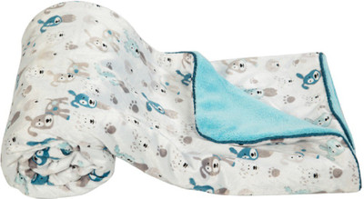 

MeeMee Cartoon  Crib Baby Blanket(Cotton, Blue