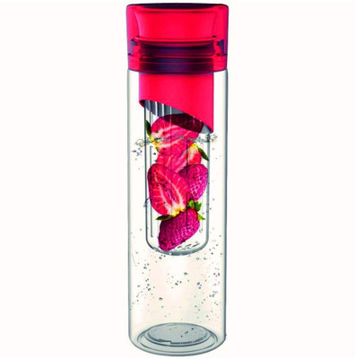 

Fitastic Fruit Infuser TRITAN 24oz BPA FREE & LEAK PROOF 700 ml Shaker(Pack of 1, Red)