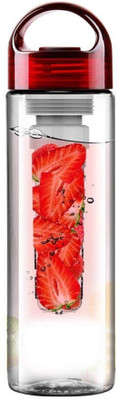 

AROCCOM Fruit Infusing Infuser Water Bottle Sports Health Lemon Juice 700 ml Shaker(Pack of 1, Red)