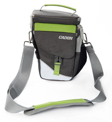 Caden D1 Sling Shoulder Camera Bag(Gray & Green)