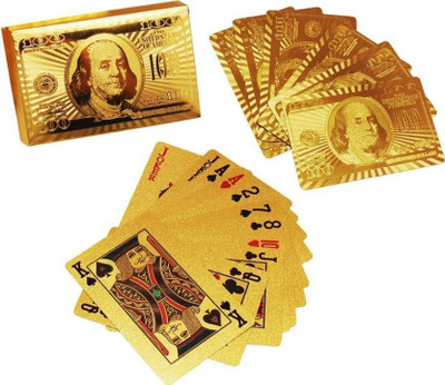 

Toys Factory GOLDEN CARDS PACK OF 2(GOLDEN)