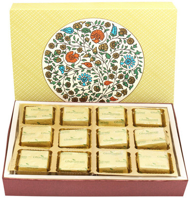 

Ghasitaram Gifts Chocolates-2 Part Eco 12 Pcs Chocolate Box Combo(2)