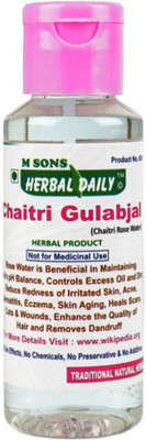 

M SONS Herbal daily Chaitri Gulabjal for Skin & Hair(100 ml)
