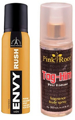 

Pink Root TAG-HIM MIST 200ML WITH ENVY RUSH DEO 120ML(Set of 2)