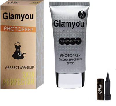 

glamyou Foundation with Free Kajal(Set of 2)