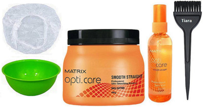 

tiara Brush , Matrix Opti. Care Sap And Hair , Shower cap , bowl(Set of 5)