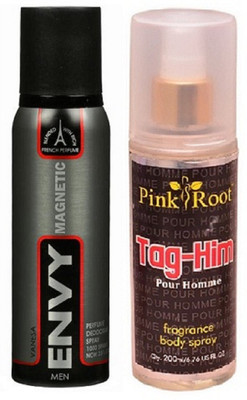 

Pink Root TAG-HIM MIST 200ML WITH ENVY MAGNETIC DEO 120ML(Set of 2)