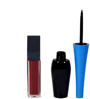 

Vedy Matte maroon lipstick with eyeliner in combo(Set of 1)