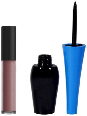 

Vedy Purple Lipstick for women (purple) With Eyeliner(Set of 2)