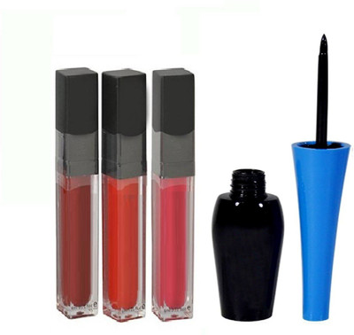 

Vedy Ultra Smooth Lipstick (Multicolor) With Eyeliner(Set of 4)