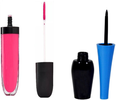 

Vedy Liquid Lip Color,Flirty Fuschia (PINK) With Eyeliner(Set of 2)