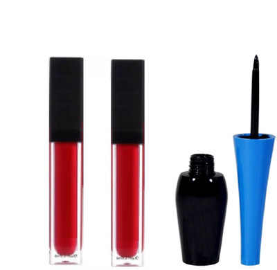 

Vedy New MatteT Red Brush lipstick with Eyeliner(Set of 3)