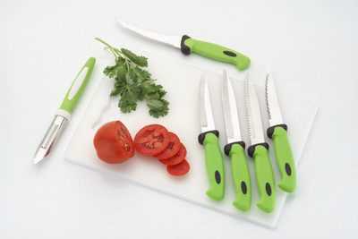 

Jen 7-pcs Cutting Utility Combo (KCB-004) KCB-004 Green, White Kitchen Tool Set(Green, White)