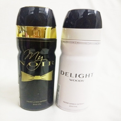 

ARQUS MY NOIR AND DELIGHT WOODY Perfume Body Spray - For Men & Women(400 ml, Pack of 2)