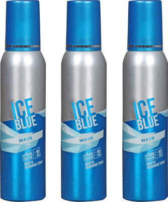 

AROCHEM ICE BLUE WAVE- 3 PACK COMBO DEODORANT NEW LATEST COMBO PACK OF 3 200 ML BOTTAL PURE PERFUME NO ALCOHOL DYNAMIC DEODORANT BODY SPRAY Body Spray - For Men & Women(600 ml, Pack of 3)