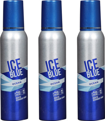 

AROCHEM ICE BLUE OCEAN - 3 PACK COMBO DEODORANT NEW LATEST COMBO PACK OF 3 200 ML BOTTAL PURE PERFUME NO ALCOHOL DYNAMIC DEODORANT DEO BODY SPRAY Body Spray - For Men & Women(600 ml, Pack of 3)