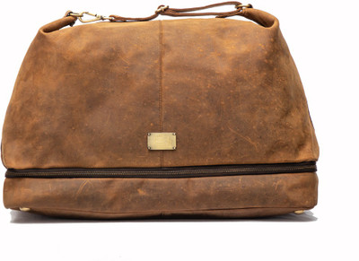 

Sandcraft (Expandable) Real luggage Bag Travel Duffel Bag(Brown)