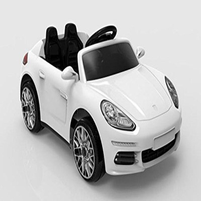 

Baybee Daytona Bat Car Battery Operated Ride On(Multicolor), White