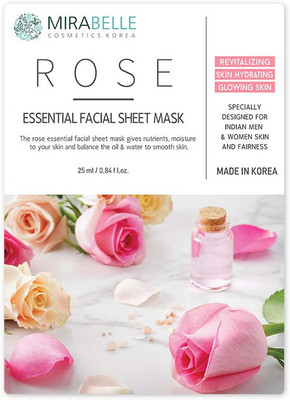 

MIRABELLE KOREA ROSE ESSENTIAL FACIAL SHEET MASK (A PACK OF 5)(250 g)