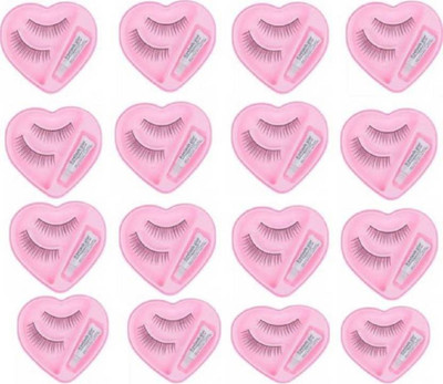 

Elecsera Eye Lashes with Lashes Glue(Pack of 16)
