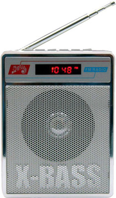 

CRETO SL-413 FM Radio(Silver)