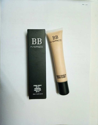 

BB MAC ORIGINAL STUDIO SCULPT SPF 15 FOUNDATION FOR ALL SKIN TONE. Foundation(CREAM)