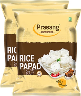 Prasang P03-2 Fryums 500 g(Pack of 2)