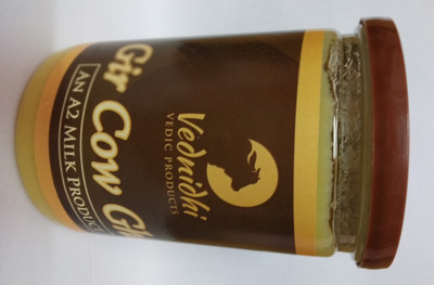 

Vednidhi A2 Gir Cow Ghee 500 ml Plastic Bottle