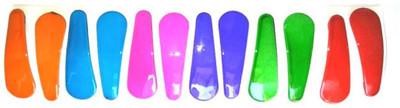 

KashQueen Pack of 12 Fashion Solid Multicolor Tic Tac Clip(Multicolor)