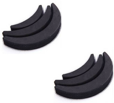 

KashQueen Set of 6 Hair Puff Makers/Hair Bumpits for Womens Hair Accessory Set(Black)