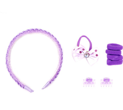 

lana vels All Purpose All in One Random Collection Hair Accessory Set(Blue, Pink, Purple, Multicolor)