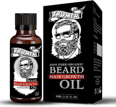 

TruMen Beard Growth Oil For Thicker, Soft and Healthy Beard With 100% Natural Ingredients 30ml (1.01 fl.oz) Hair Oil(30 ml)