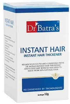 

Dr Batra Hair thickener 123 soft Hair Volumizer Instant Hair Thickener black(12 g)