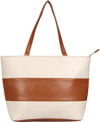 

Berrypeckers Hand-held Bag(Beige, Tan)