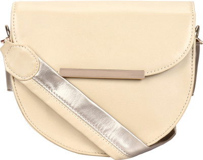 

Berrypeckers Sling Bag(Beige, Gold)