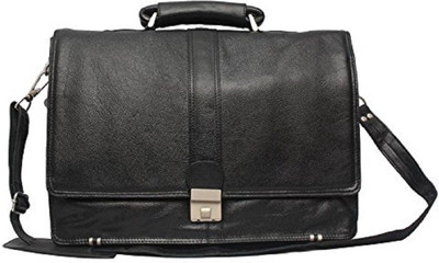 

Zordan Leather Messenger Bag(Black)