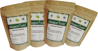 

Shagun gold 100% Pure Organic Rajasthani henna powder hair coloring & hand 400gm(400 g)