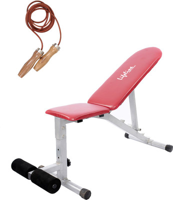 

Lifeline Adjustable Bench 311 Bonus With Skipping Rope 952 Home Gym Combo(100 - 120 kg)