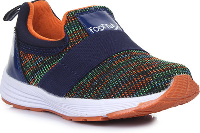

Liberty Boys Slip on Running Shoes(Multicolor, Orange