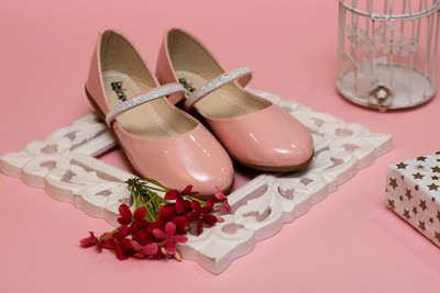 

Little Soles Girls Slip on Ballerinas(Pink