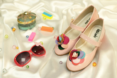 

Little Soles Girls Velcro Ballerinas(Pink