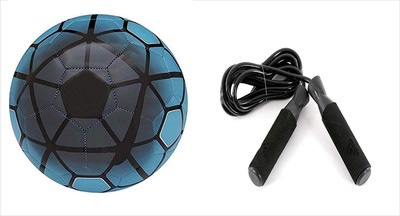 

Aks FCB Football Size-5+black Jumping Rope Football Kit