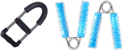 

Krazy Fitness Forearm Exercise Set Forearm Flexor + Plastic Hand Grip Gym & Fitness Kit