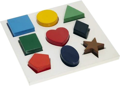 

A1 Color & Shape Wooden Tray(Multicolor)